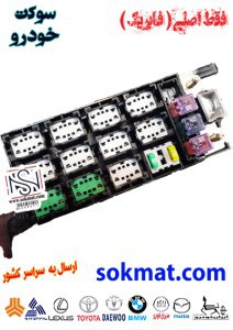 جعبه رله تیبا و ساینا و کوئیک خام اصلی